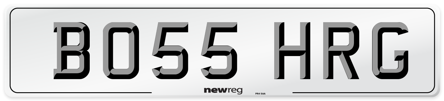 BO55 HRG Number Plate from New Reg